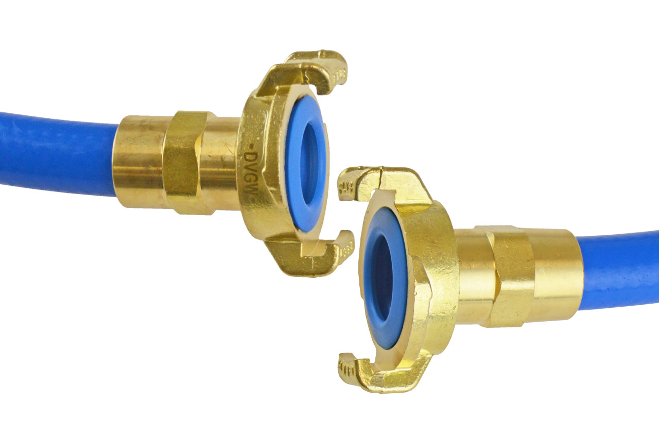 Vormontierter Trinkwasserschlauch Rauaqua mit GEKA® plus Kupplungen