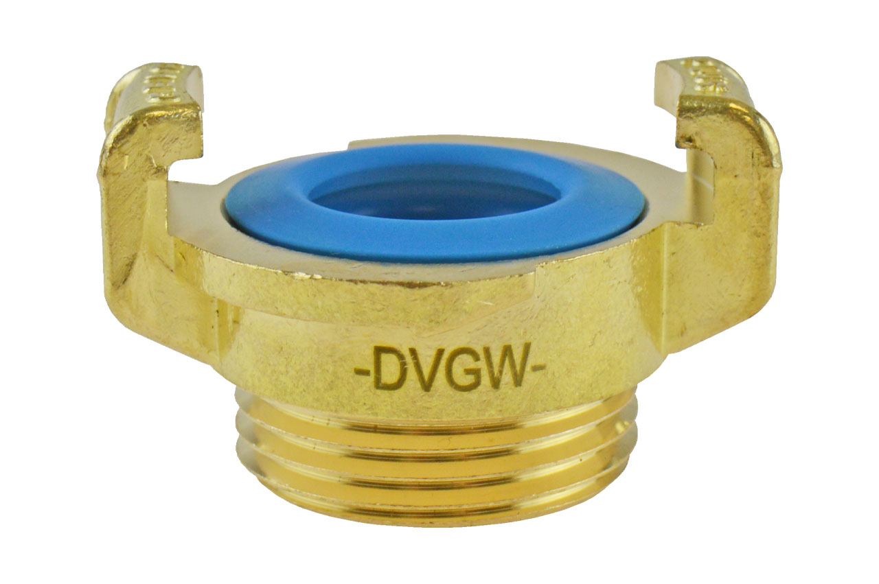 GEKA® plus Schnellkupplung K mit Außengewinde, KTW BWGL, Messing GEKA® plus Schnellkupplung K mit Außengewinde, KTW BWGL, Messing