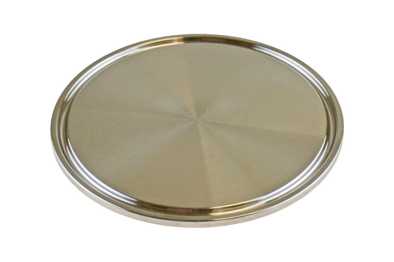 Clamp Blinddeckel, Edelstahl, DIN 32676