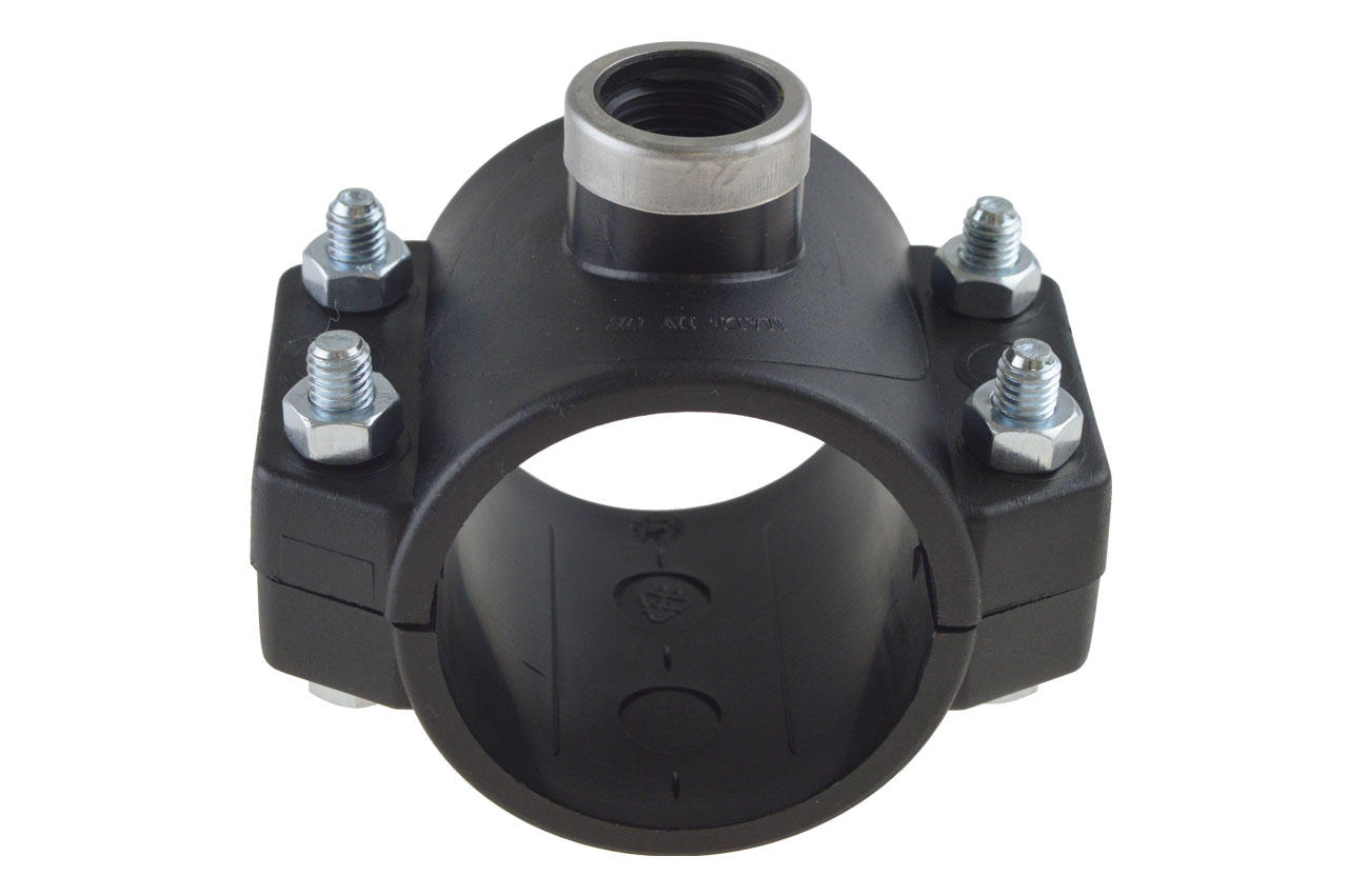 Anbohrschelle mit Innengewinde, verstärkt, PP