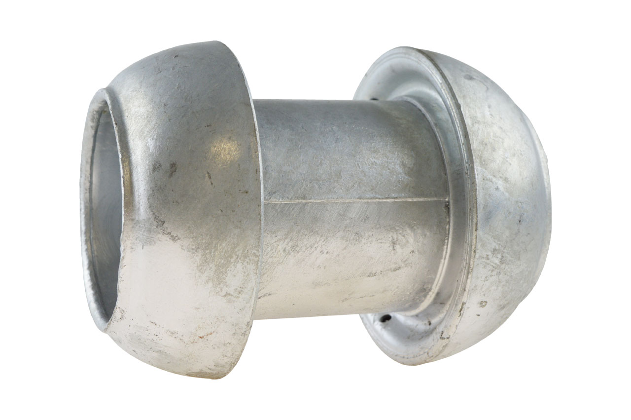 Übergangsstück mit V-Teilen, System Perrot (KDVT), Stahl verzinkt