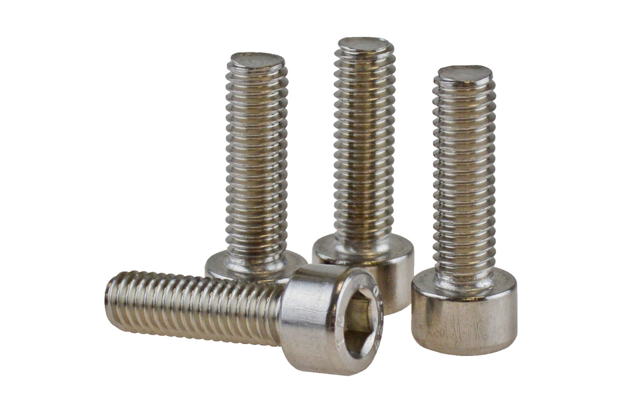 Ersatzschrauben für Klemmschalen M6 x 20 mm, Edelstahl (je 4 Stück pro Satz)