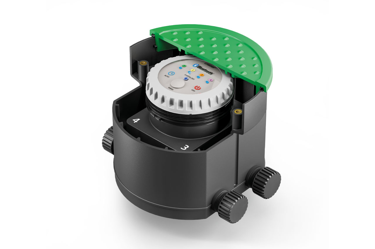 Claber Hydro-4 BT Ventilkasten mit Batteriesteuerung und Bluetooth®-Technologie