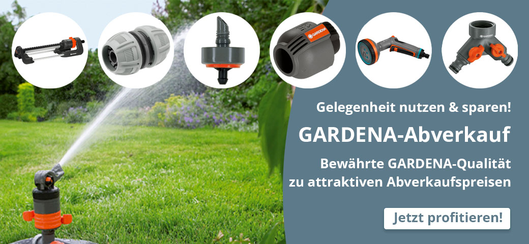 Gardena-Qualität im Abverkauf
