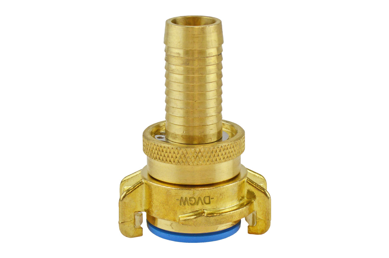 GEKA® plus Saug- und Hochdruckkupplung SHK mit Schlauchtülle, KTW BWGL, Messing