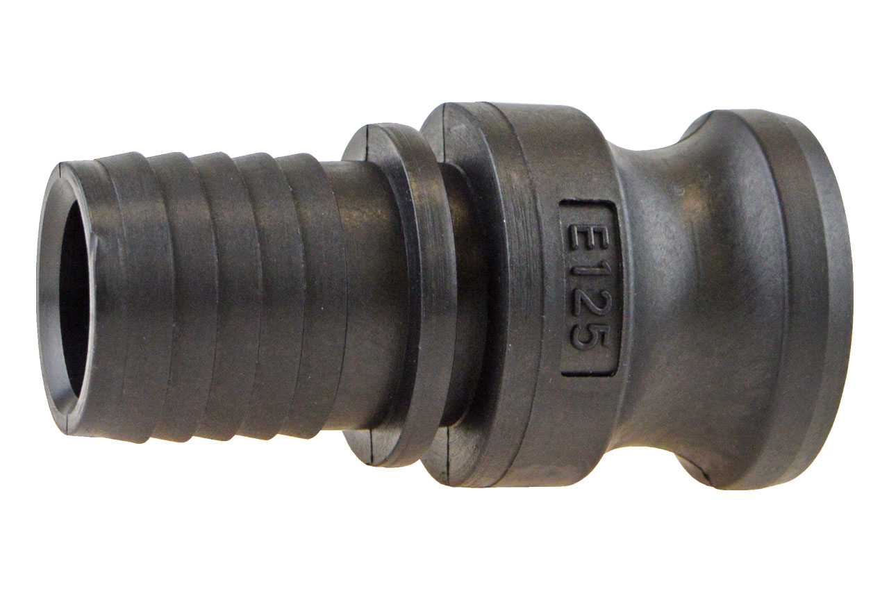 V-Teil mit Schlauchtülle Typ E und Sicherungsbund, System Kamlock, PP