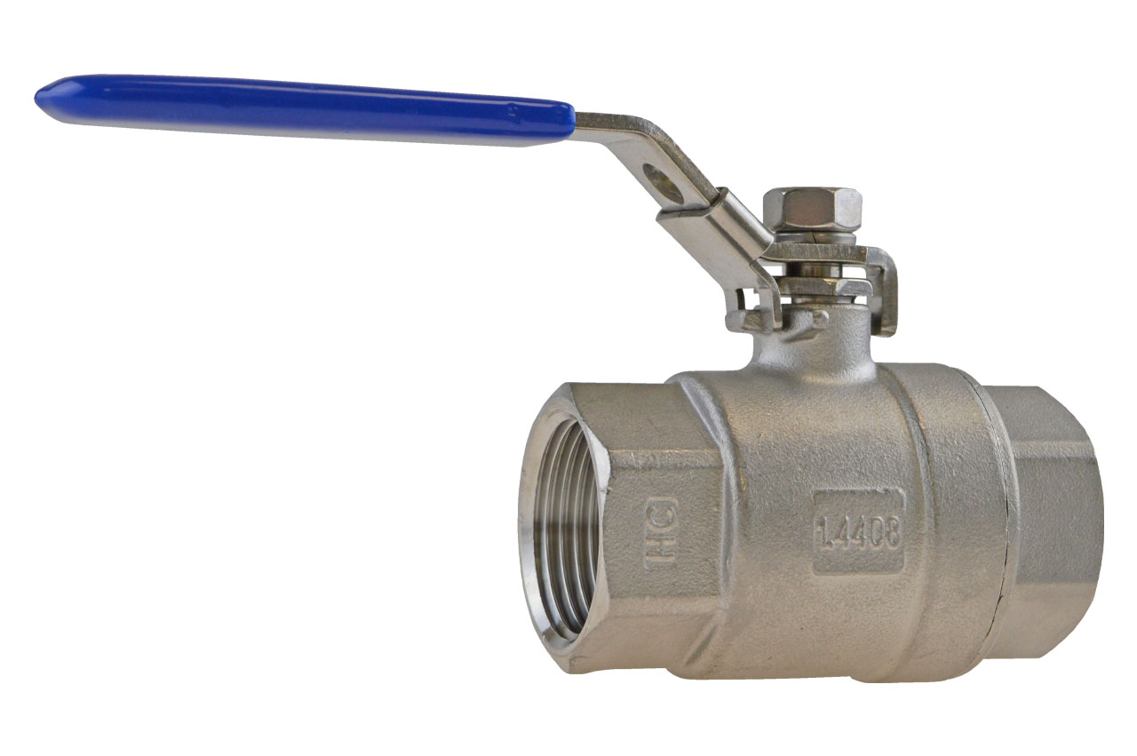 Kugelhahn mit Innengewinde, Edelstahl