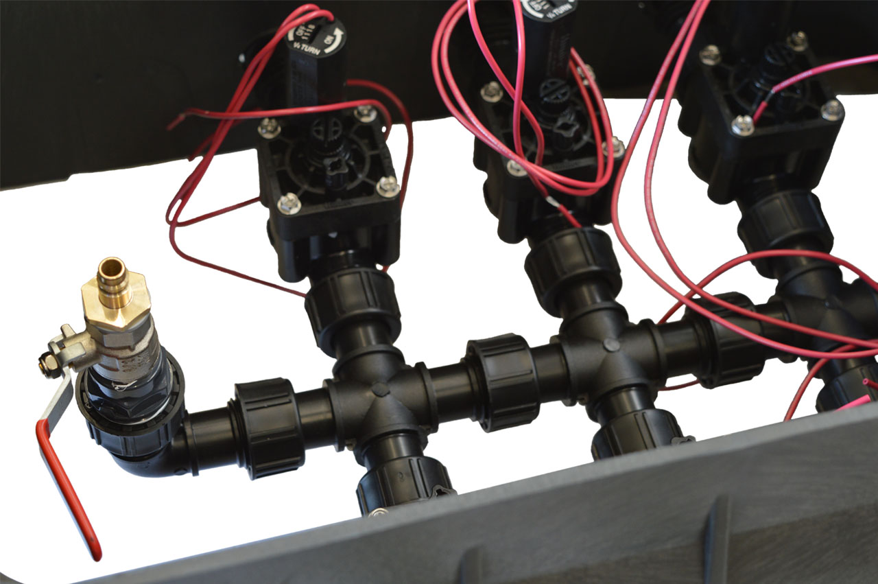 Ventilbox mit vormontierten Ventilen