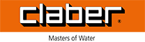 Logo: Claber Firmenlogo: Claber - Masters of Water