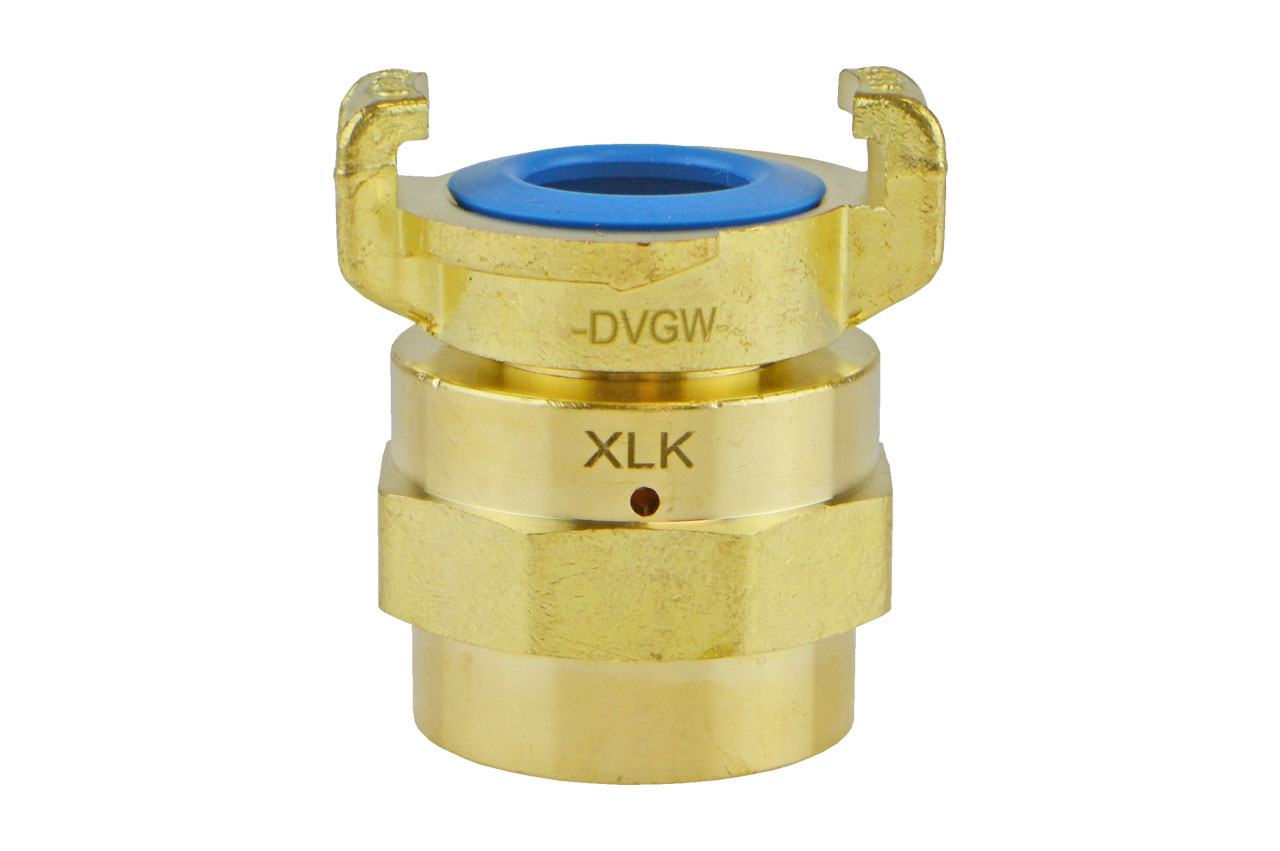 GEKA® plus Schraubkupplung XLK, KTW BWGL, Messing