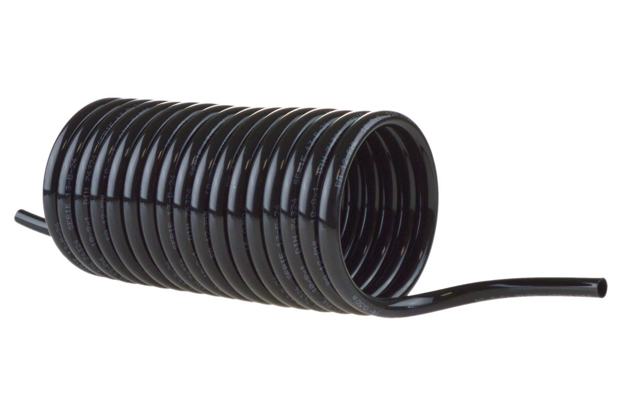 Polyamid Spiralschlauch PA 12W in schwarz