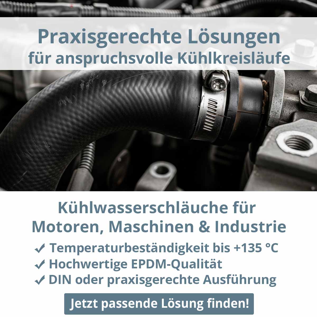Kühlwasserschläuche für Motoren, Maschinen & Industrie - Jetzt vergleichen!