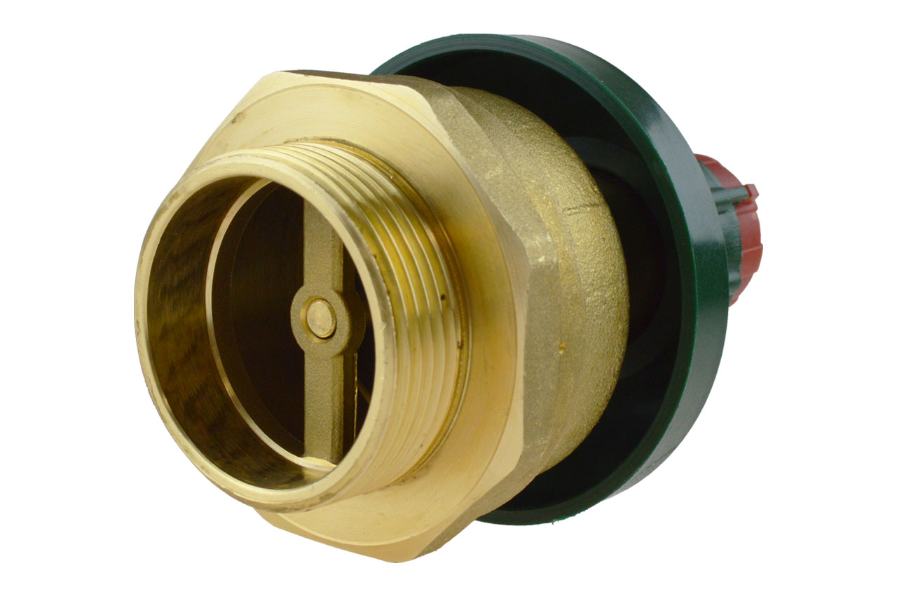 Unterdruckventil, Messing, 1 1/2" Außengewinde