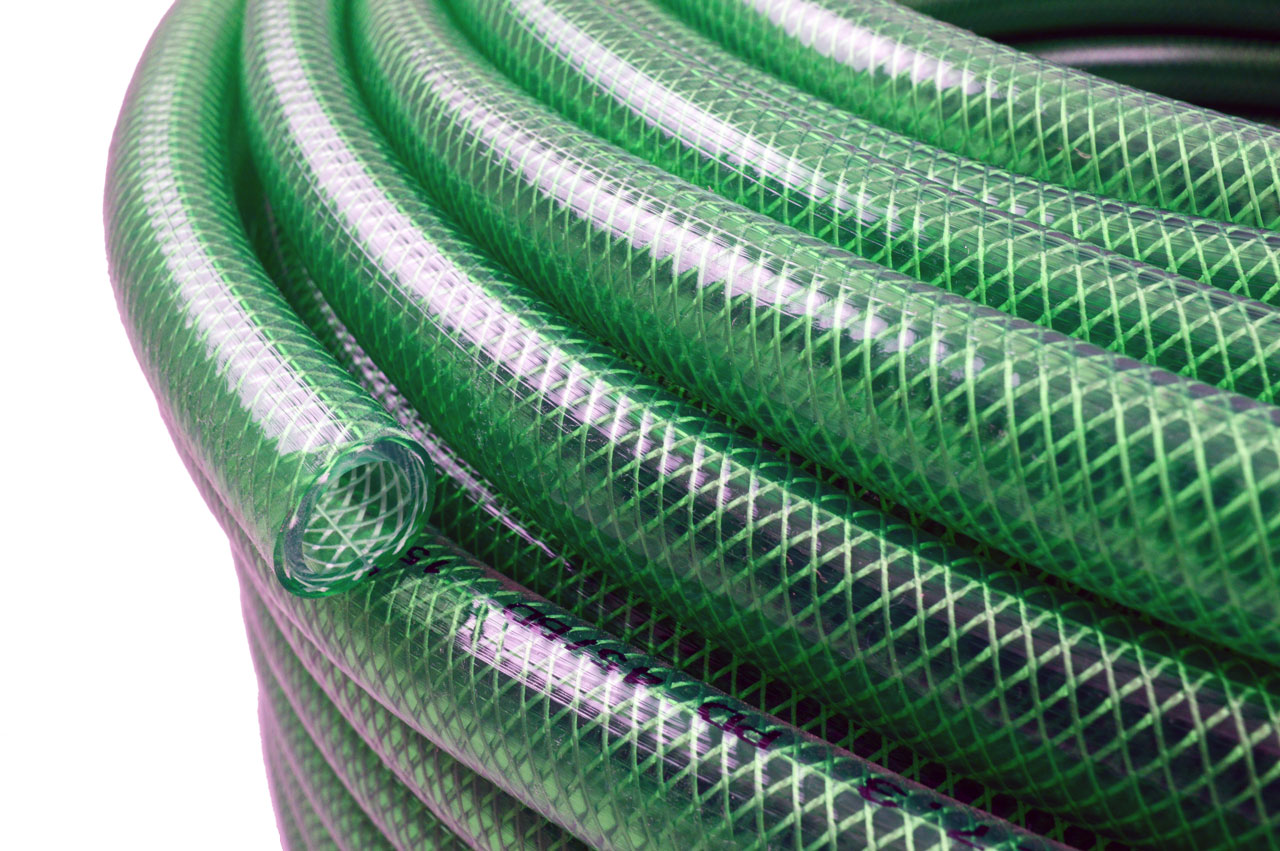 PVC Gewebeschlauch farbig-transparent