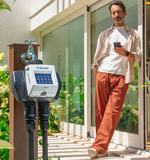 Steuerung der Bewässerung Dank Bluetooth®-Technologie