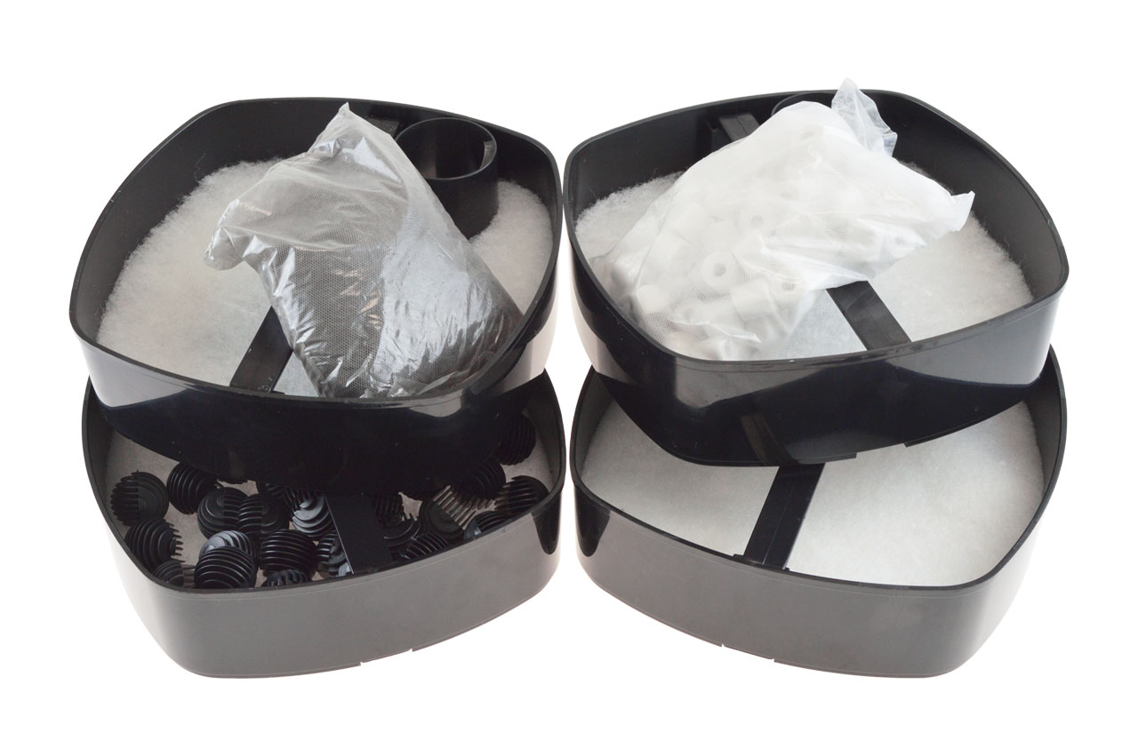 HW-304A Aquarium Außenfilter - Filtermaterialien