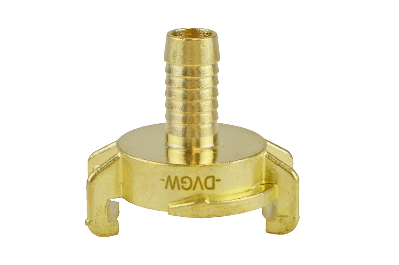 GEKA® plus Schnellkupplung K mit Schlauchtülle, KTW BWGL, Messing