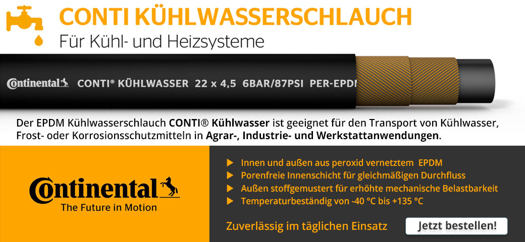 CONTI® Kühlwasserschlauch – bewährte Qualität für anspruchsvolle Anwendungen