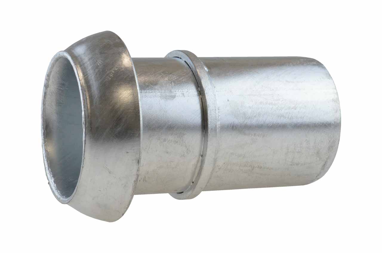 V-Teil mit glatter Tülle, mit Sicherungsbund, System Perrot, Stahl verzinkt