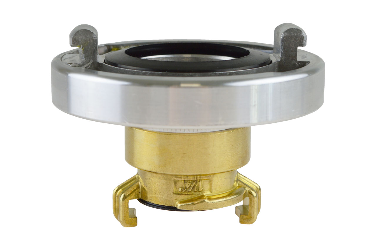 Übergangsstück Storz C auf System Geka, Aluminium / Messing