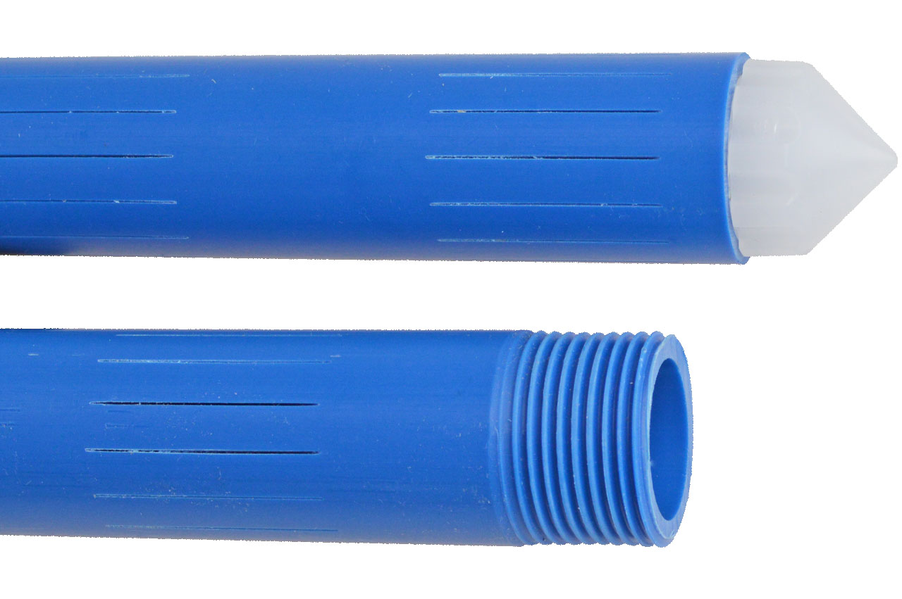 Steckfilter mit Außengewinde, PVC, 0,5 m Länge