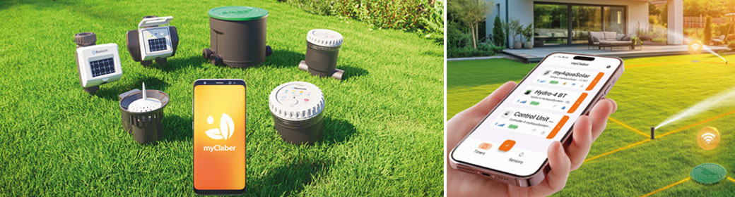 Smarte Gartenbewässerung mit Claber