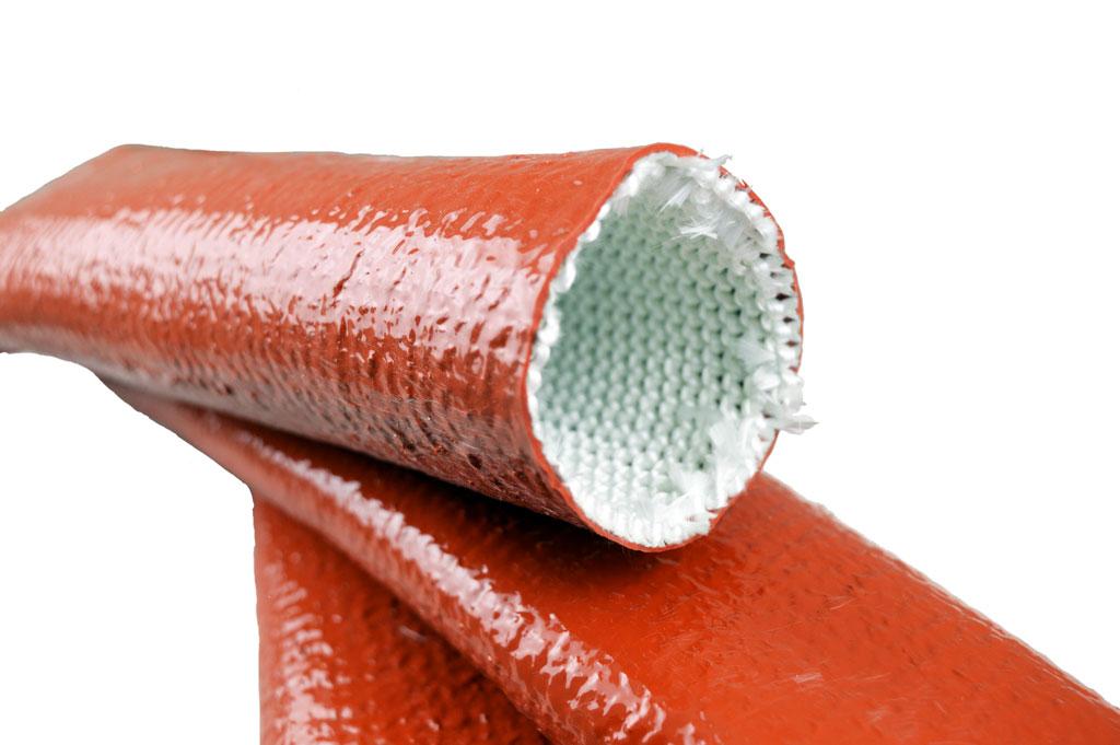 Produktbild von Hitzebeständiger Isolier-Schlauch Aus Silikon & Glasfaser – Flexibler Schutzschlauch Für Kabel & Leitungen