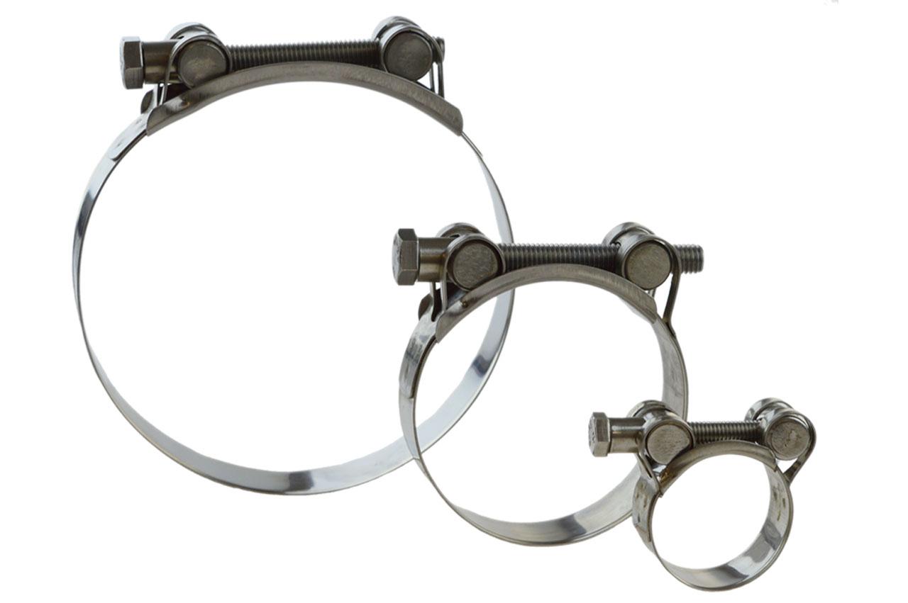 Edelstahl Gelenkbolzenschellen V4A – Bandbreite 20 Mm, Für Rohrdurchmesser 60-63 Mm