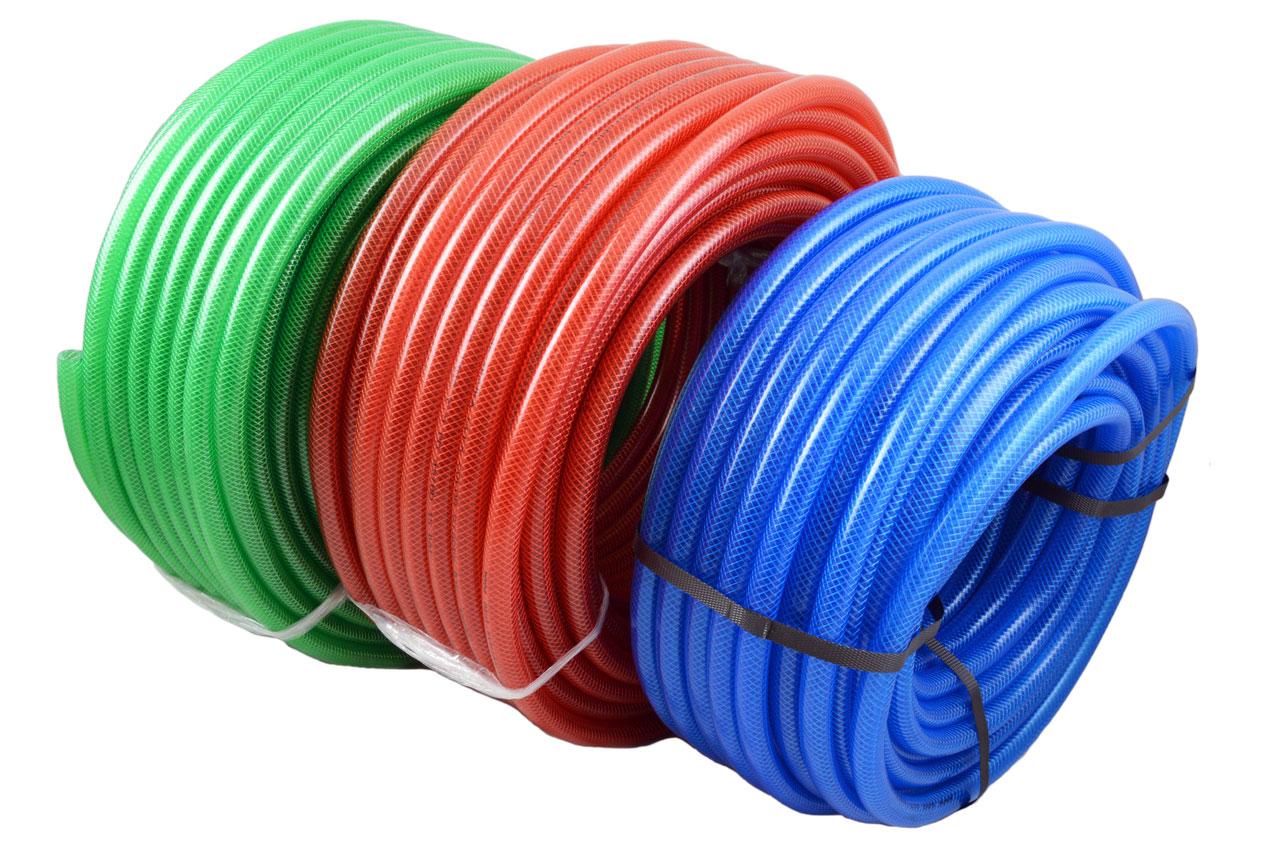 RIEGLER PVC-Gewebeschlauch 14x8 Mm - 25 Meter Rolle Für Druckluft!